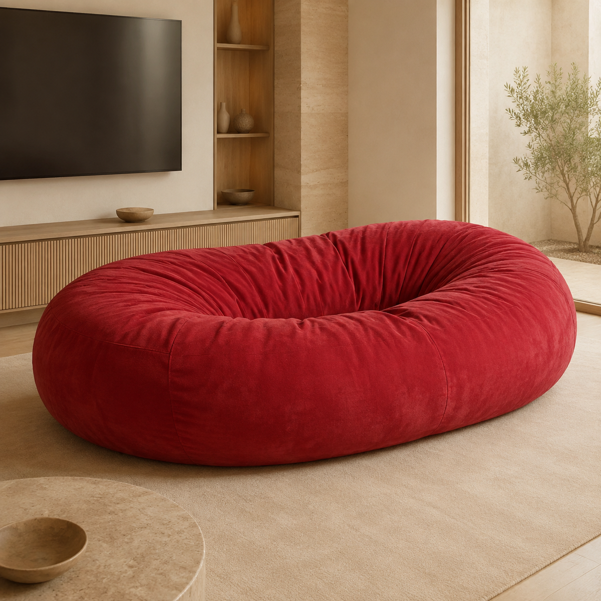 Ovelle HavenNest 7FT Bean Bag Lounger
