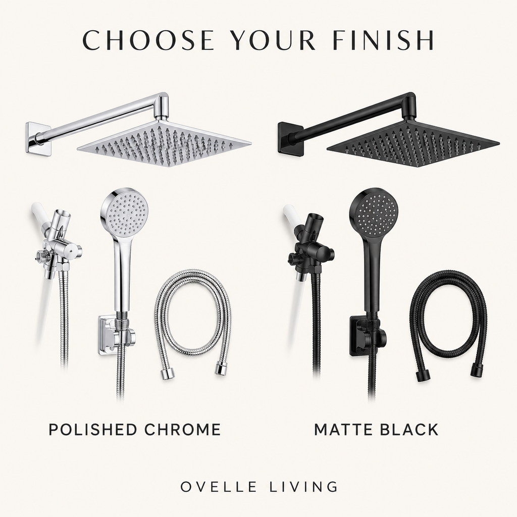 Ovelle RainFlow™ Dual Shower System.
