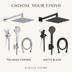 Ovelle RainFlow™ Dual Shower System.
