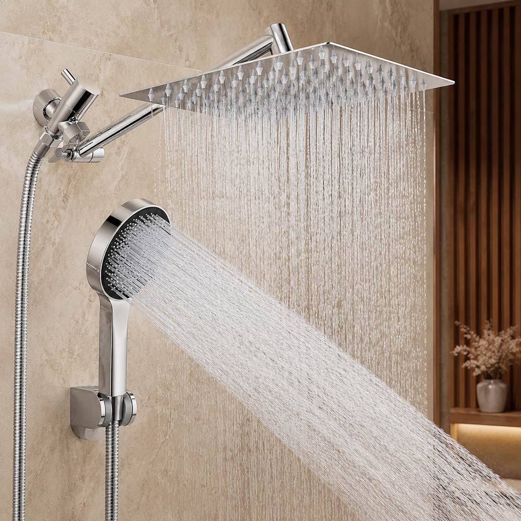 Ovelle RainFlow™ Dual Shower System.