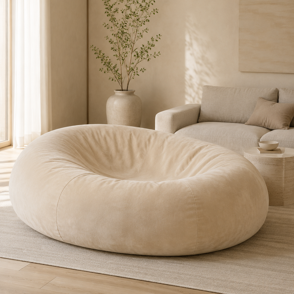 Ovelle HavenNest 7FT Bean Bag Lounger