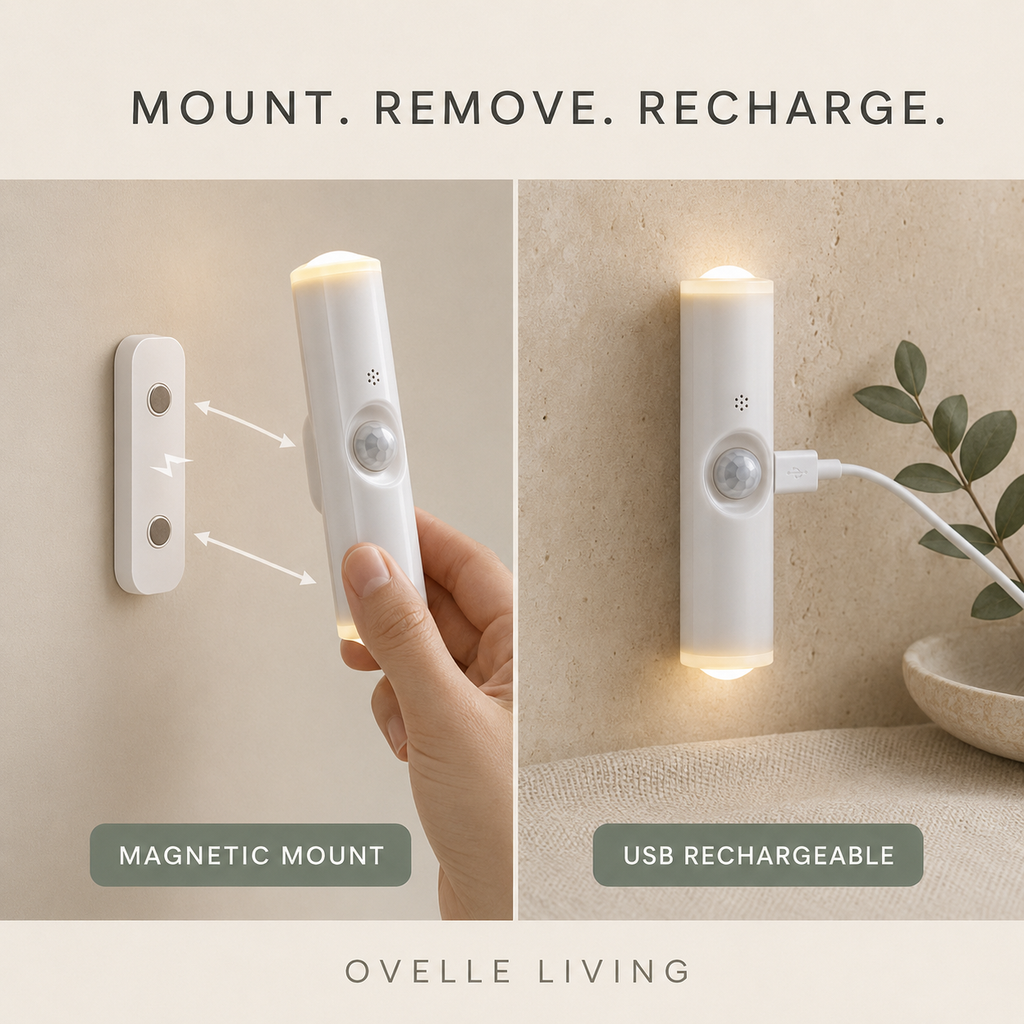 Ovelle LumaGuide™ Motion Sensor Wall Light