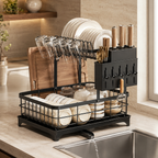 Ovelle FlowRack™ Self-Draining Dish Organizer