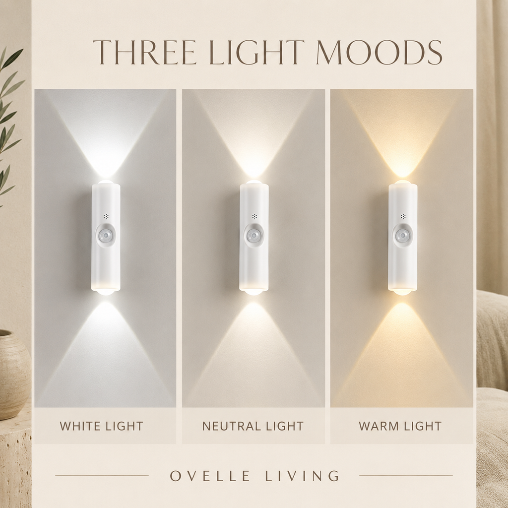 Ovelle LumaGuide™ Motion Sensor Wall Light