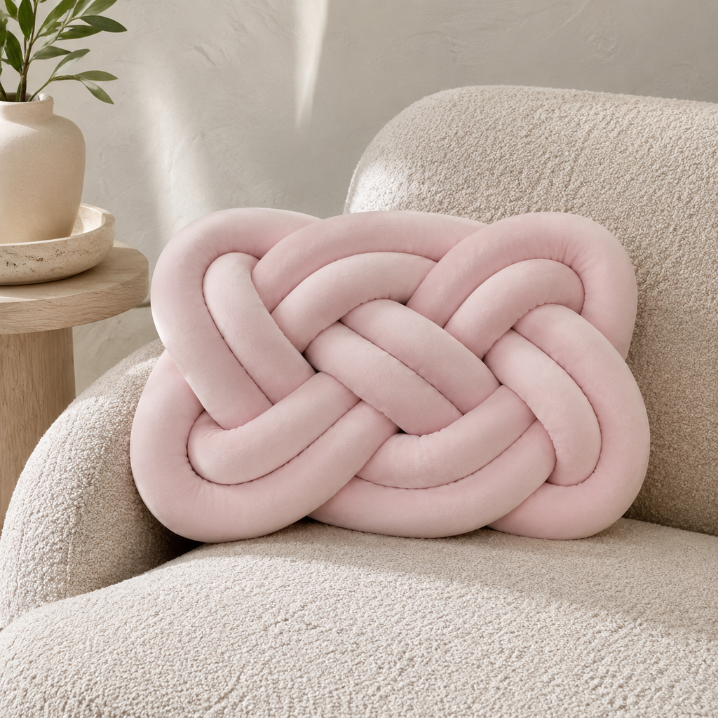 Ovelle EverKnot Velvet Cushion