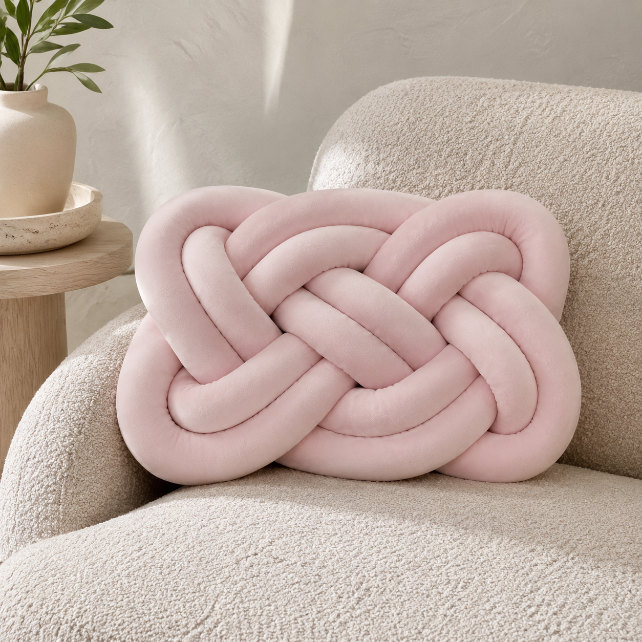 Ovelle EverKnot Velvet Cushion