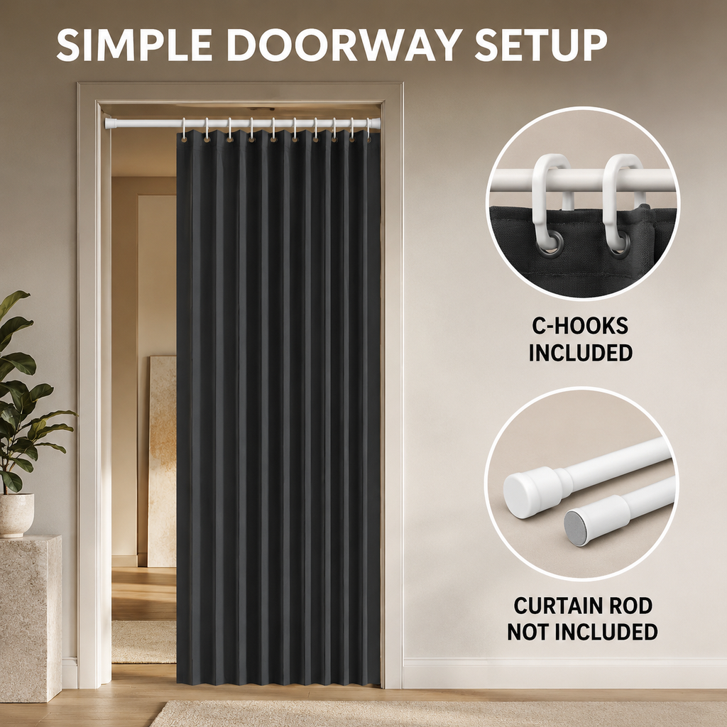 Ovelle Foldaway Doorway Divider