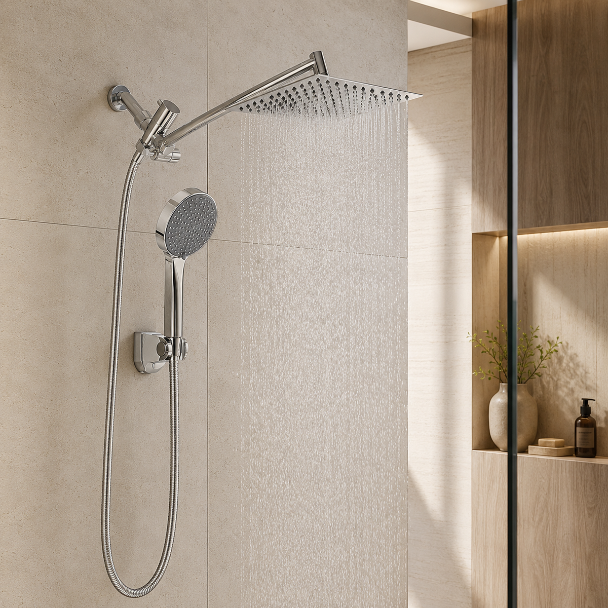 Ovelle RainFlow™ Dual Shower System.