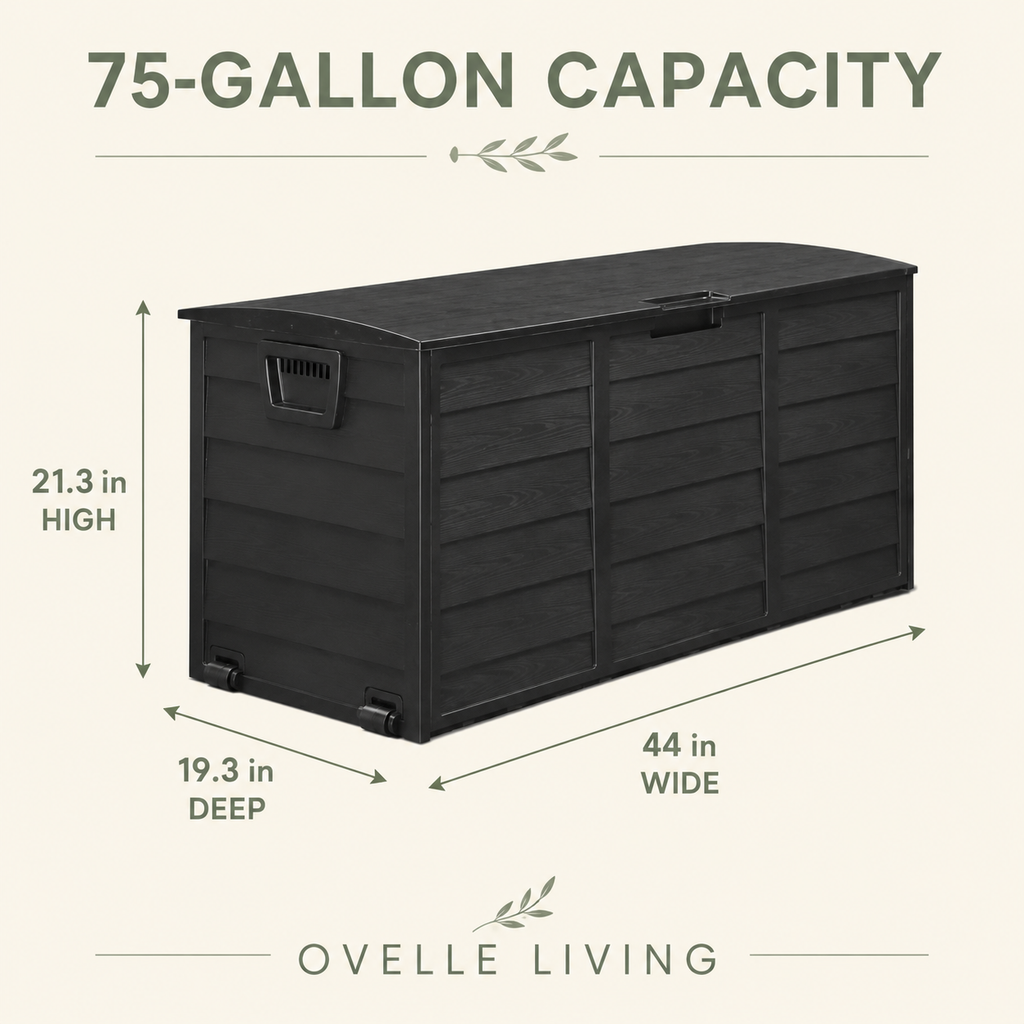 Ovelle PatioVault™ Outdoor Storage Box.