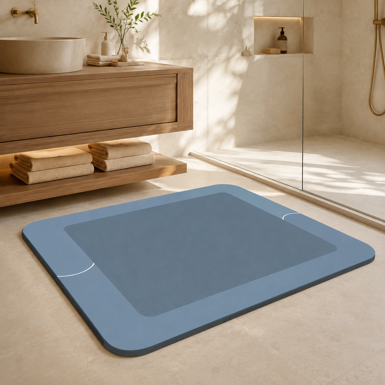 Ovelle DryStep™ Diatom Bath Mat