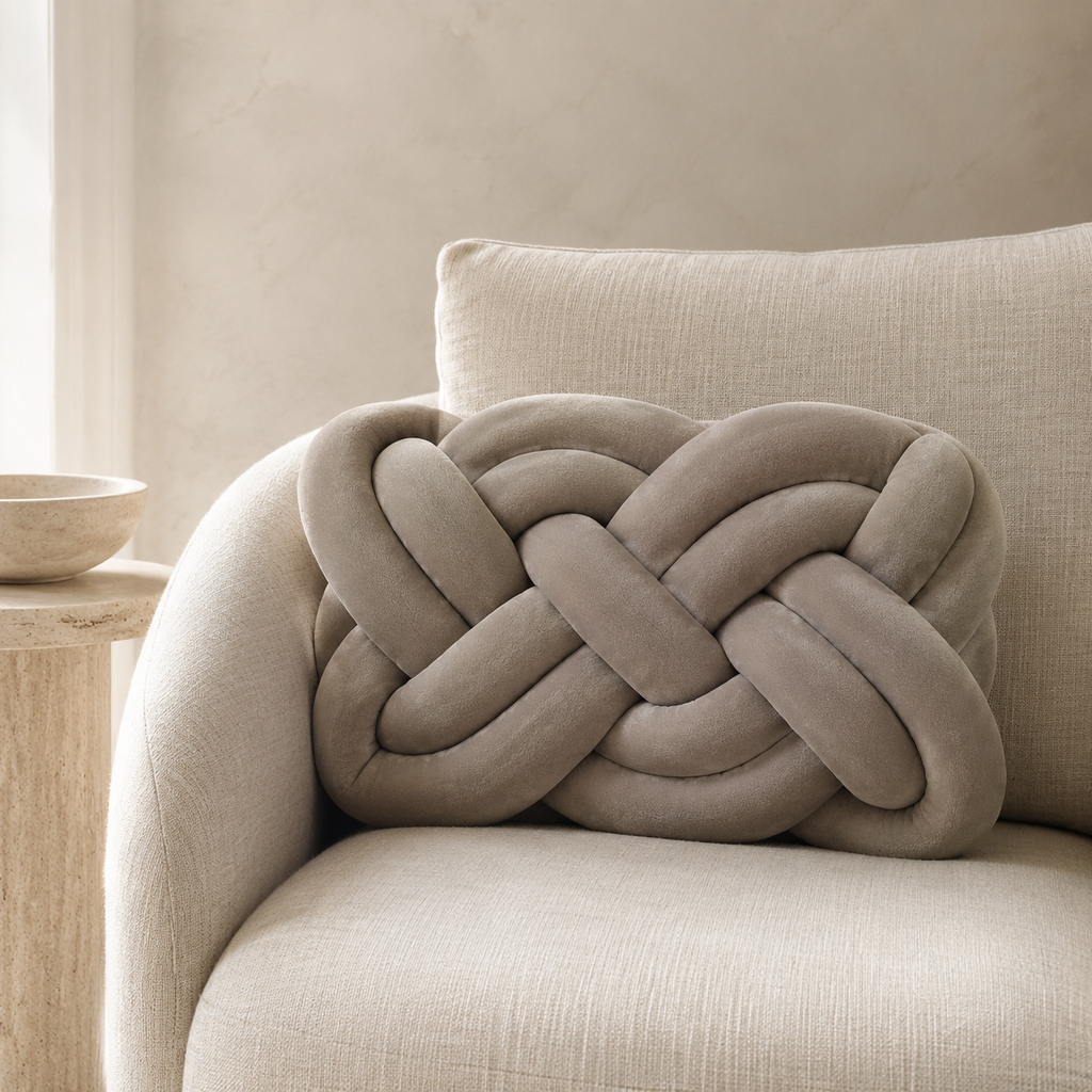 Ovelle EverKnot Velvet Cushion