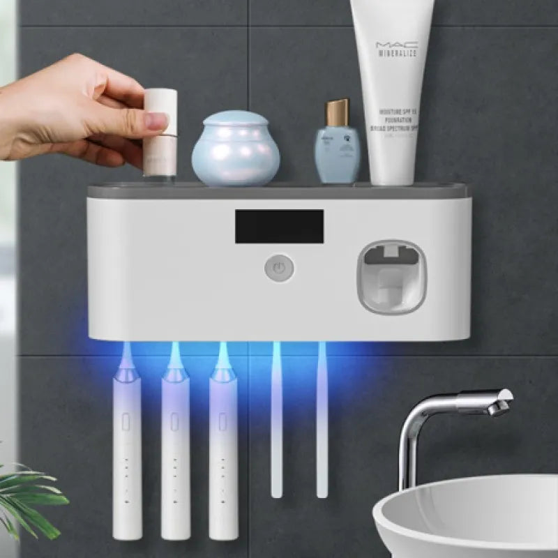 Ovelle LumiCare Wall-Mounted Toothbrush Station