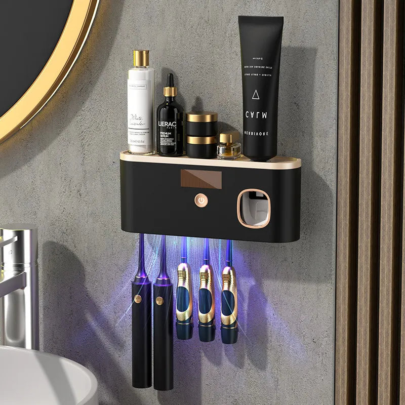 Ovelle LumiCare Wall-Mounted Toothbrush Station