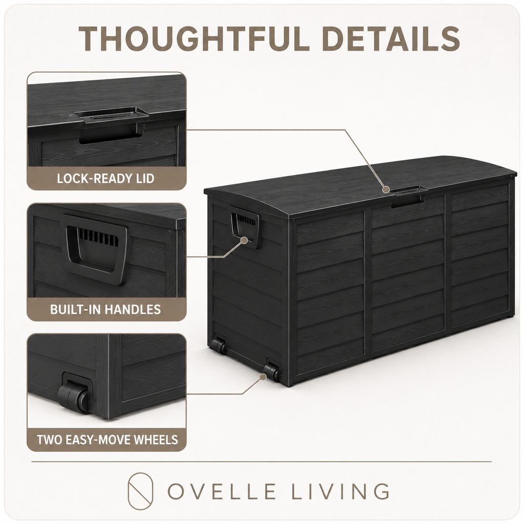 Ovelle PatioVault™ Outdoor Storage Box.