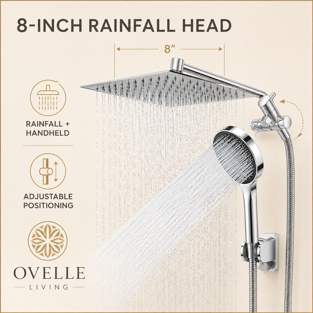 Ovelle RainFlow™ Dual Shower System.