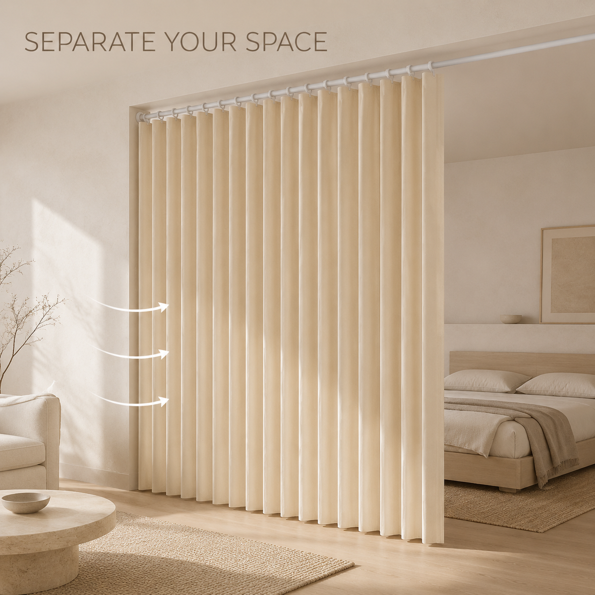 Ovelle Foldaway Doorway Divider