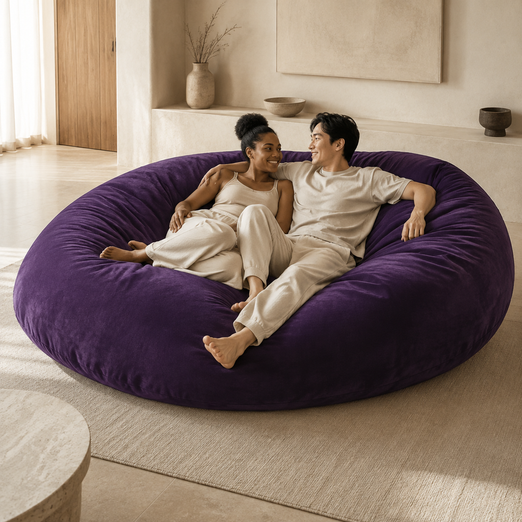 Ovelle HavenNest 7FT Bean Bag Lounger
