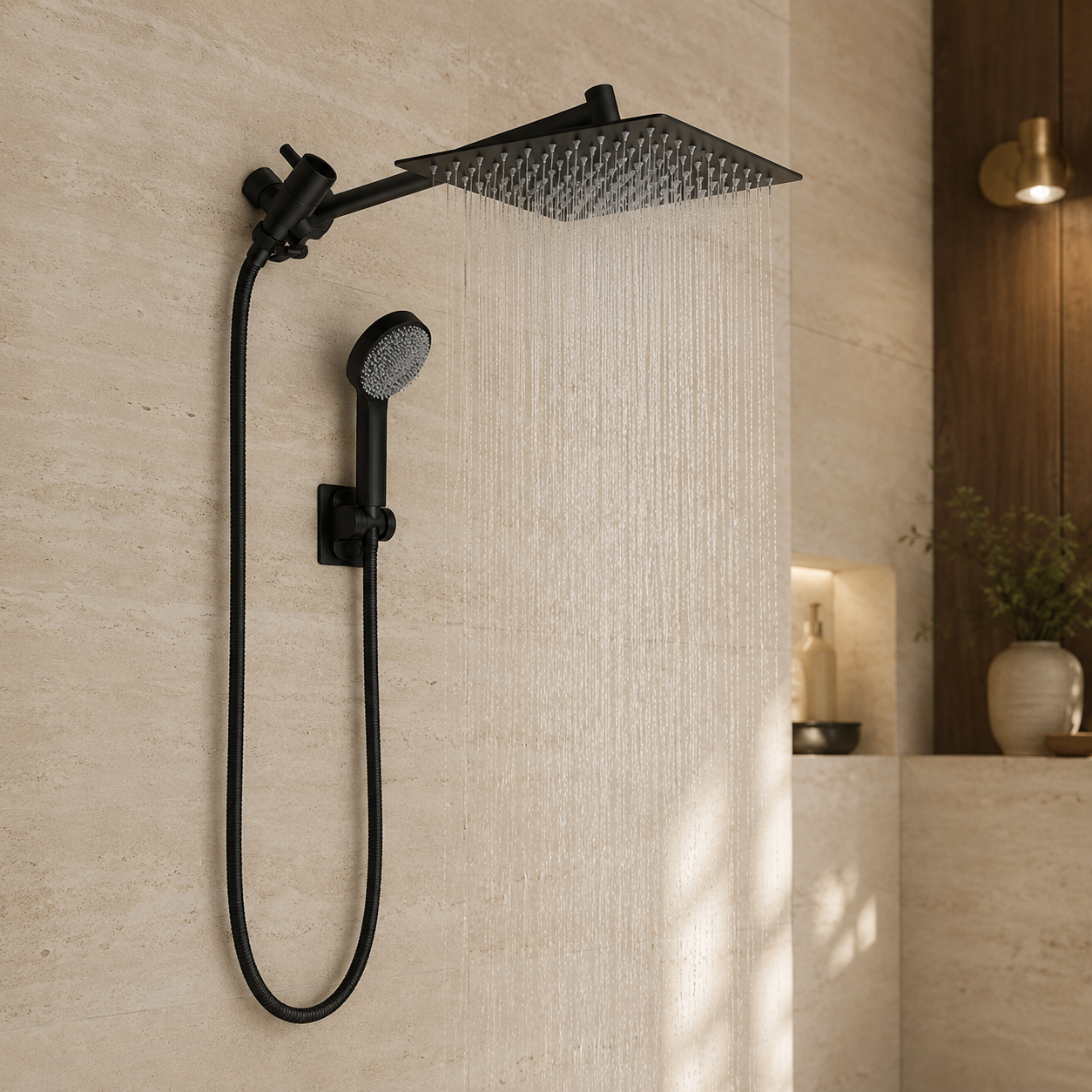 Ovelle RainFlow™ Dual Shower System.